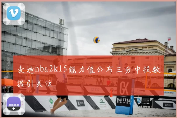 麦迪nba2k15能力值公布三分中投数据引关注