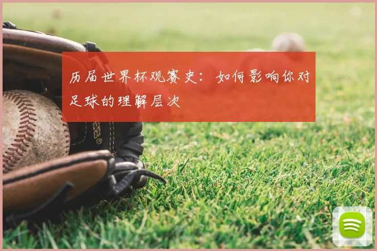 历届世界杯观赛史:如何影响你对足球的理解层次