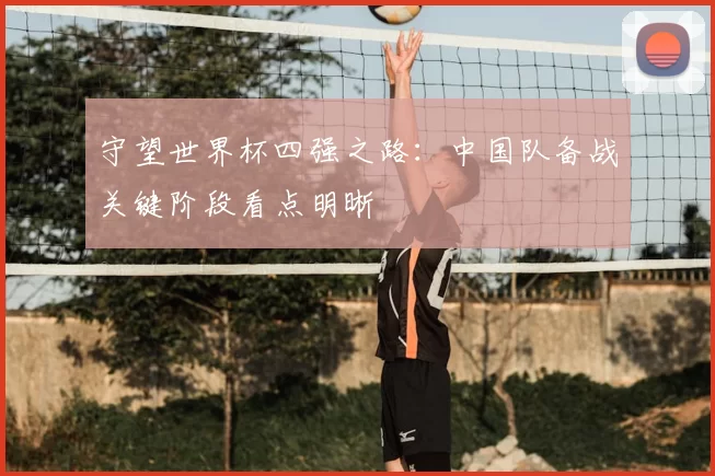 守望世界杯四强之路:中国队备战关键阶段看点明晰