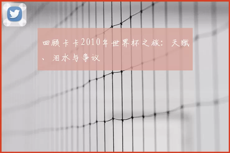 回顾卡卡2010年世界杯之旅：天赋、泪水与争议